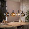 Hanglamp Fano 4-lichts tricolore