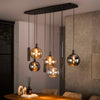 Hanglamp Fano 9-lichts tricolore