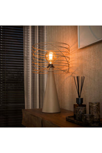 Tafellamp Curl beige