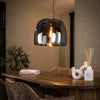 Hanglamp Trino XL met smoke grey glazen kap