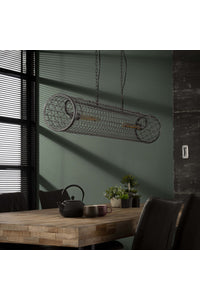 Hanglamp Desio cylinder in slate grey