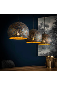 Hanglamp Arnstein met 3 bolle kappen