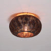 Plafondlamp Luni zwart/bruin
