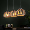 Hanglamp Lesina 3-lichts van massief mango hout