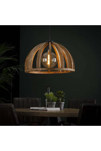 Hanglamp Lesina ø60 cm van massief mangohout