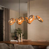 Hanglamp Itri 6-lichts met ringen beige