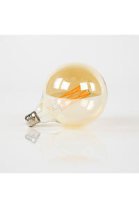 Gloeilamp LED amberkleur bol Ø 12,5 cm