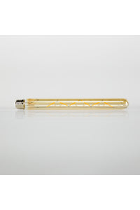 LED lichtbron filament E27 buis met amberglas 30 cm