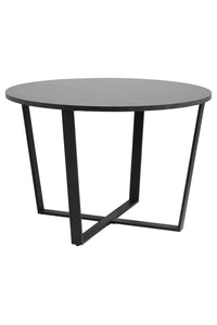 Ronde eettafel Gjern ø 110 cm met marmerprint blad
