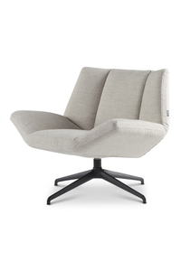 Dyyk fauteuil Aiden laag in stof Alpine naturel 01