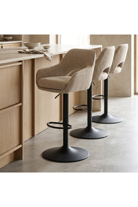 Verstelbare Barkruk Cowley in beige