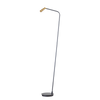 ETH Expo Trading vloerlamp Barry 1-lichts zwart messing