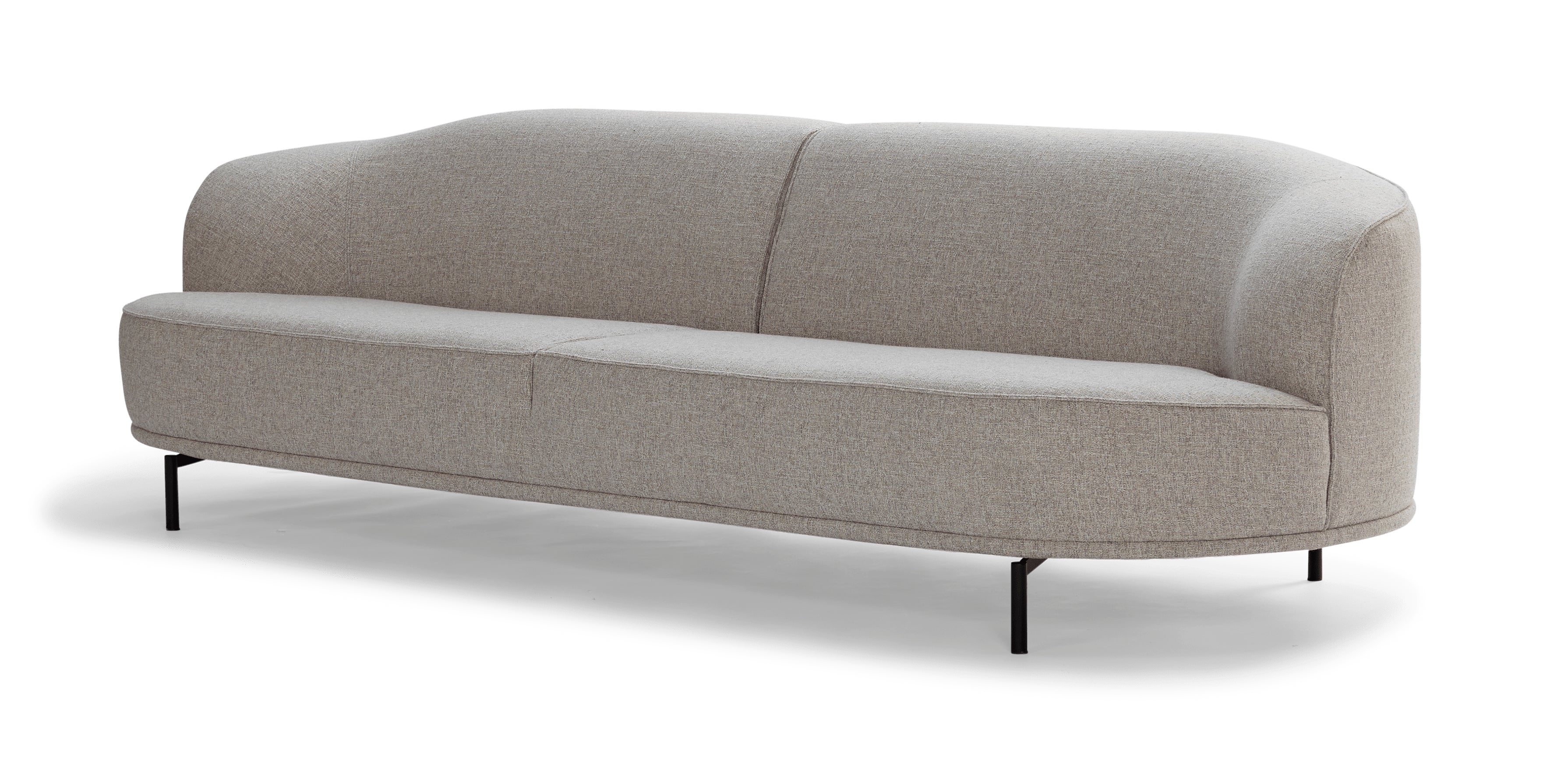 Dyyk 4 zits bank Coos 270 cm in stof Oasis shell 196