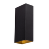 ETH Expo Trading wandlamp David zwart met gouden binnenkant