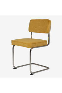 Brovst rib eetkamerstoel geel