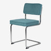 Brovst rib eetkamerstoel turquoise