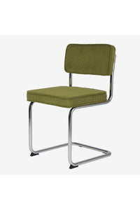 Brovst rib eetkamerstoel groen