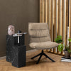 Draaifauteuil Jordrup in beige stof