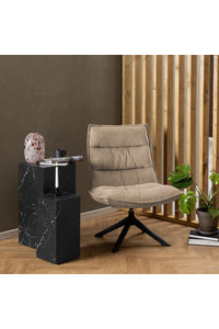 Draaifauteuil Jordrup in beige stof
