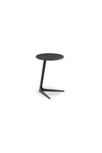 Dyyk bijzettafel Juno Ø40 cm in keramiek Noir Desire