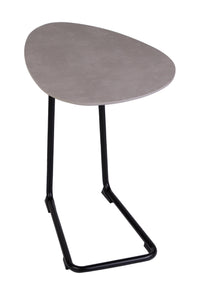 Brees New World banktafel Twinny HPL alu grijs