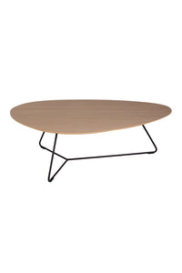 Brees New World salontafel Twinny XL HPL oak naturel