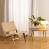 Fauteuil Klim in naturel vlechtwerk