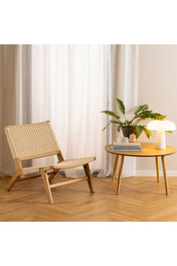 Fauteuil Klim in naturel vlechtwerk
