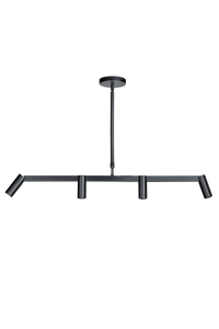 ETH Expo Trading hanglamp Miller 4 lichts zwart