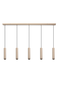 ETH Expo Trading hanglamp Miller 5 lichts zand