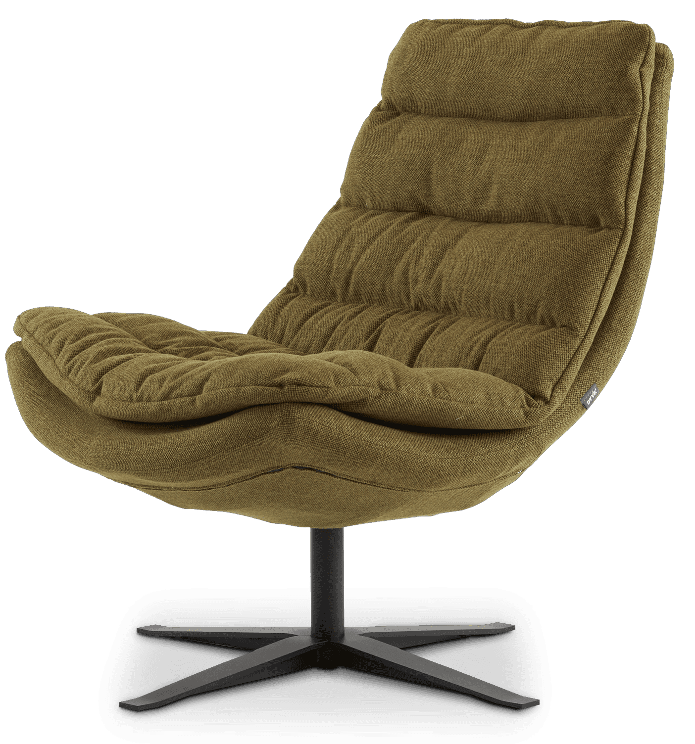 Dyyk fauteuil Minne hoog, stof Dexter moss 59