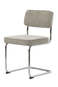 Brovst rib eetkamerstoel crème zandkleur