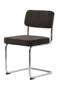 Brovst rib eetkamerstoel bruin