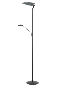 Highlight vloerlamp uplight New Kopenhagen met leesarm zwart