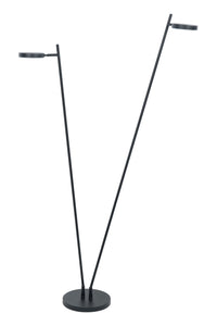 Highlight leeslamp Round Move 2-lichts mat zwart
