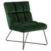 Fauteuil Hadsten in groene fluwelen velvet stof