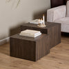 Salontafelset Hjarup in bruin houtlook