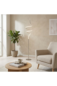 Highlight vloerlamp Curle chroom