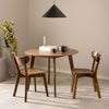 Ronde eettafel Elev Ø 105 cm in noten hout