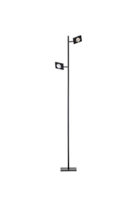 ETH Expo Trading vloerlamp Jake 2 lichts zwart
