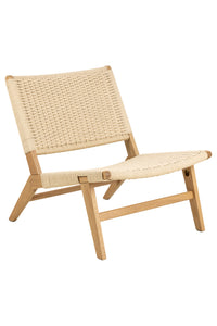 Fauteuil Klim in naturel vlechtwerk
