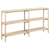 Boekenkast Isho wit geolied eiken 169 cm breed