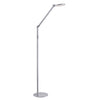 Highlight vloerlamp Ufficio mat zilver/nikkel