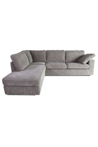 Hornell rib bank longchair links+2,5-zits beige
