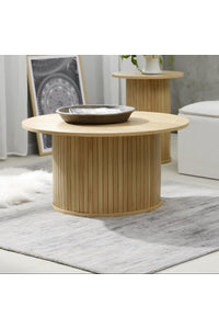 Ronde salontafel Kolding eiken naturel Ø90 cm