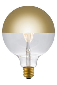 SPL led lichtbron filament E27 kopspiegellamp goud ø12,5 cm dimbaar