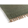 Loook handgeweven vloerkleed hennep groen 170 x 240 cm