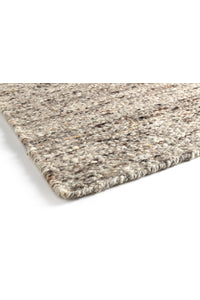 Loook handgeweven vloerkleed natuurwol taupe 170 x 240 cm