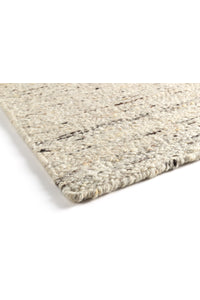 Loook handgeweven vloerkleed natuurwol crème  170 x 240 cm