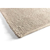 Loook handgeweven vloerkleed vervilte wol beige 140x200 cm